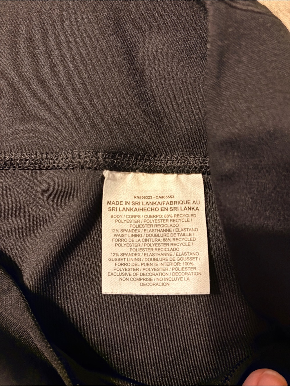 Nike Dri-FIT Black Bootcut Leg Yoga Pants Size Large High Rise Athletic - Picture 8 of 8